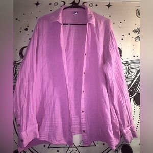 Old Navy Women's Pink Lightweight Shirt